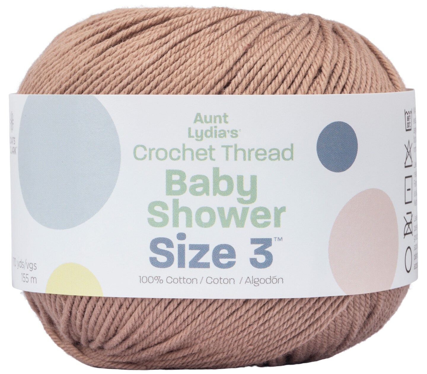 Aunt Lydia's Baby Shower Crochet Thread Size 3Dark Dogwood Michaels