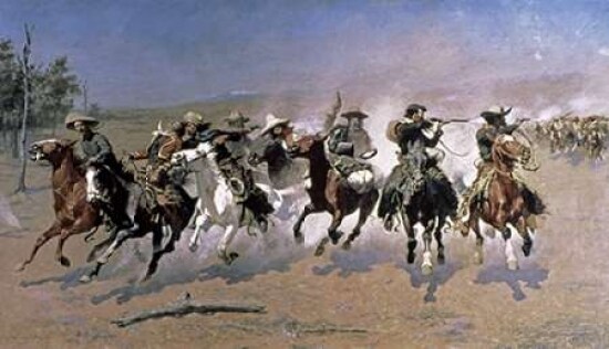 A Dash For The Timber Poster Print by Frederic Remington - Item # VARPDX282714