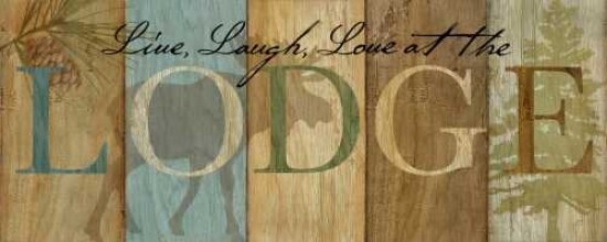 Lodge Living Sign I Poster Print by Cynthia Coulter - Item # VARPDXRB9386CC