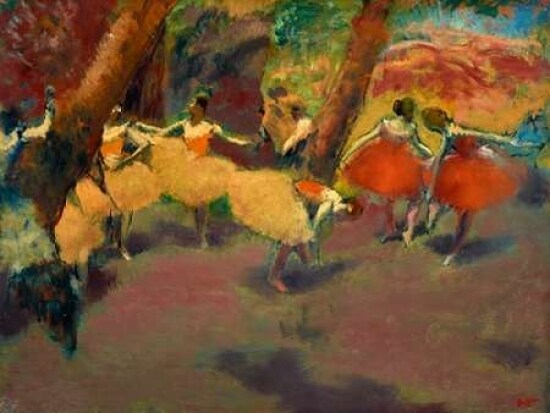 Before the Performance Poster Print by Edgar Degas - Item # VARPDX3ED1565
