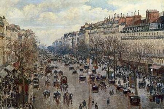 Boulevard Monmartre a Paris Poster Print by Camille Pissarro - Item # VARPDX3CP1056