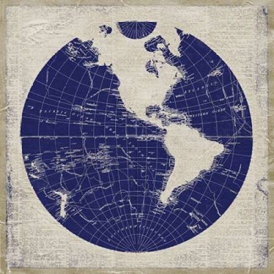 Blueprint Map I Poster Print by Elizabeth Medley - Item # VARPDX8564Q
