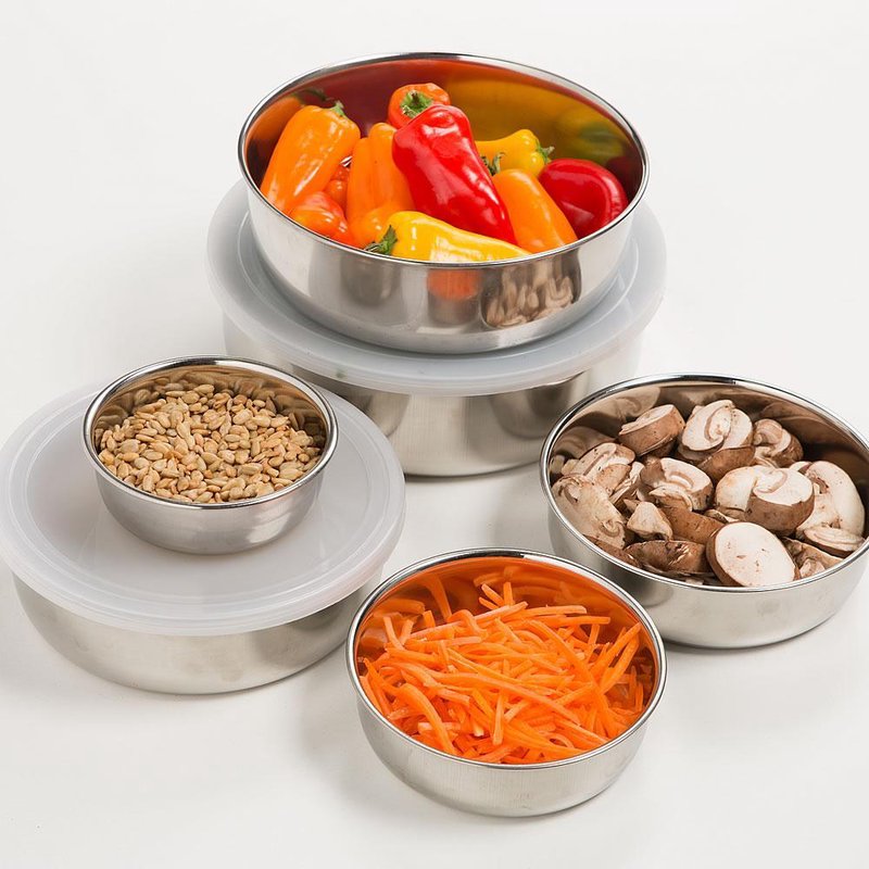 Lindy&#x27;s 10 Piece Stainless Steel Nesting Bowl Set