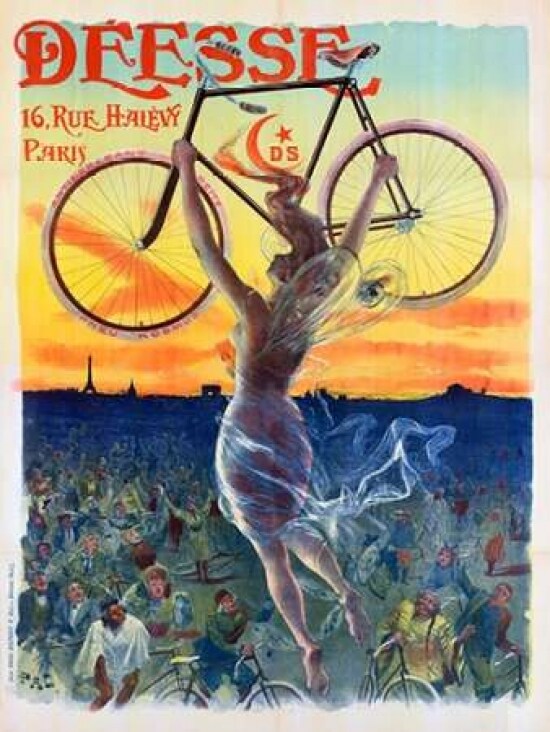 Bicycle Deesse 1898 Poster Print by  Anonymous - Item # VARPDX3VI2437