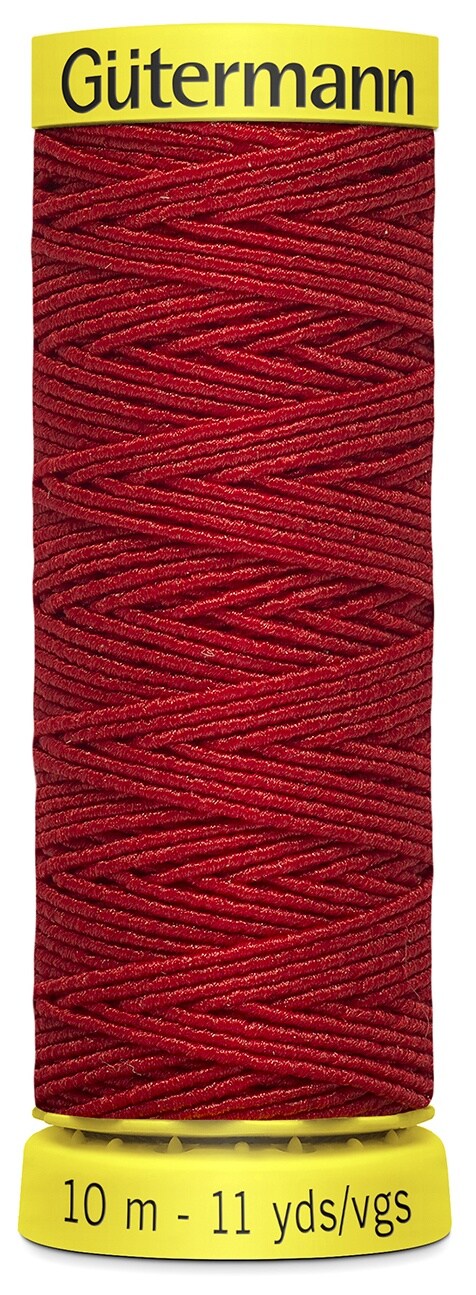 Gutermann Elastic Thread 11Yd-Red