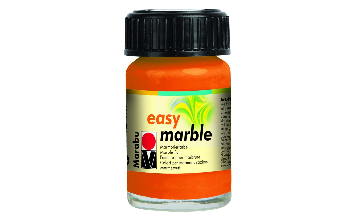 Marabu Easy Marble Paint .5oz Orange