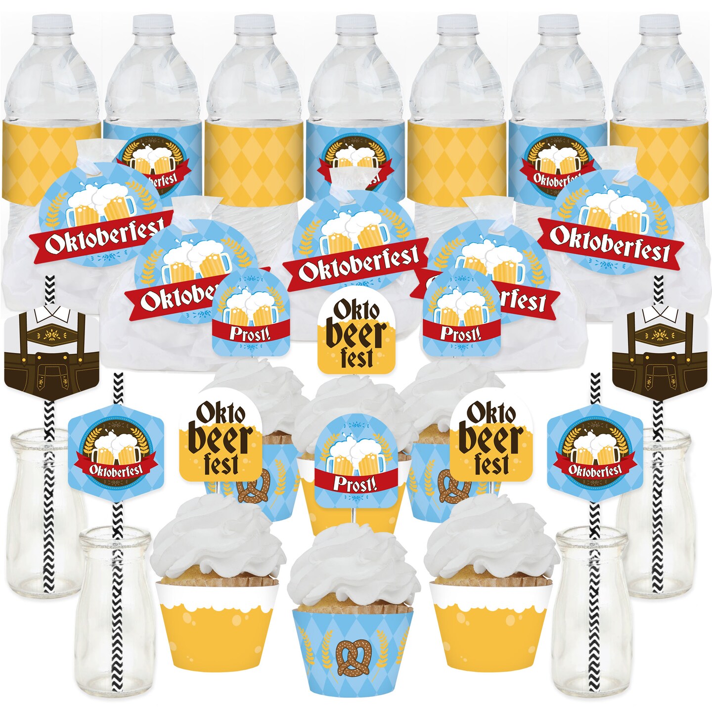 Big Dot Of Happiness Oktoberfest - German Beer Festival Favors And ...