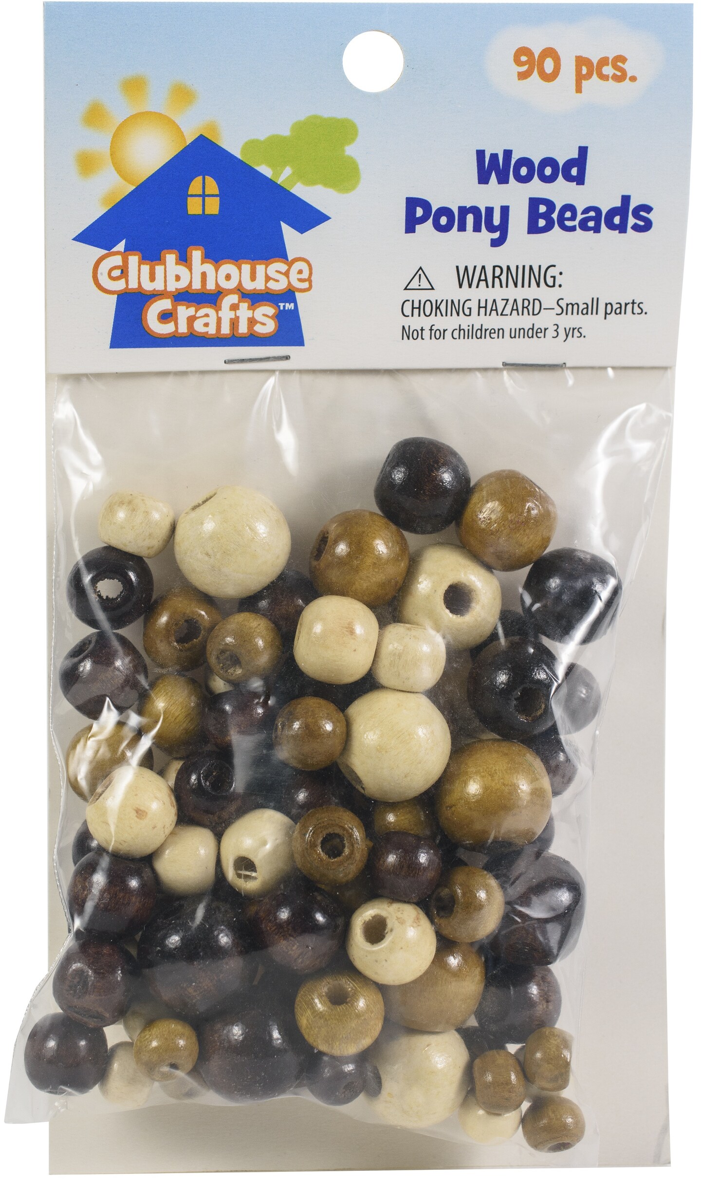 thumbnail image 2 of Pony Beads Old World Pearl Mix – Large Hole Beads – Made In USA (100 Pack) 2 of 6