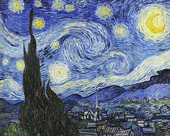 Starry Night Poster Print by Vincent Van Gogh - Item # VARPDXV554D