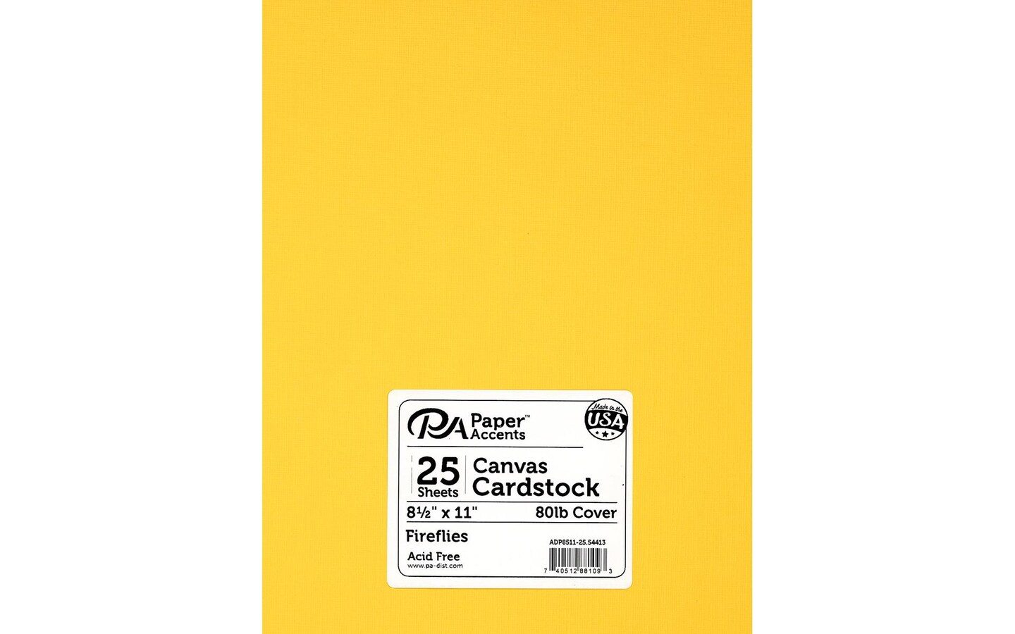 PA Paper Accents Canvas Cardstock 8.5