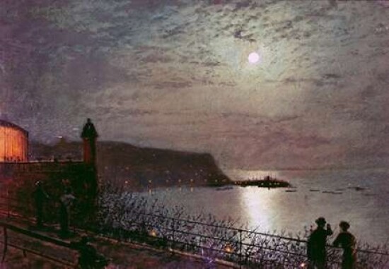 Scarborough By Moonlight Poster Print by John Atkinson Grimshaw - Item # VARPDX266445