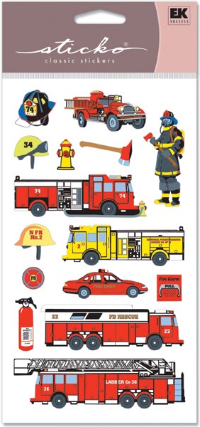 Sticko Stickers-Fire Department