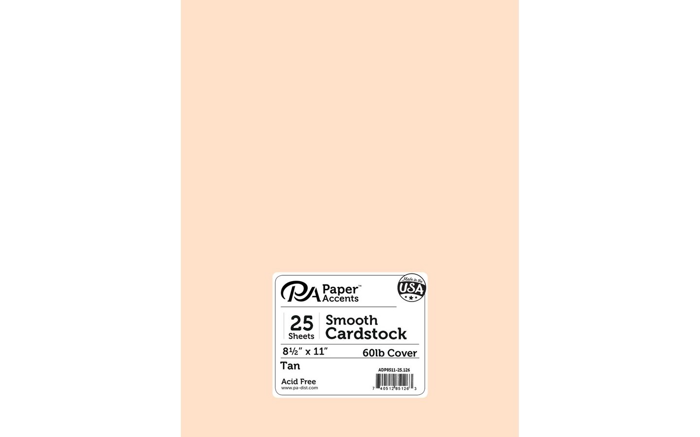 PA Paper Accents Smooth Cardstock 8.5