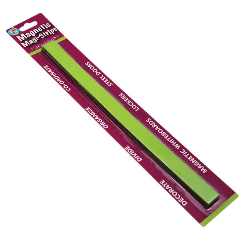 Magnetic Magi-Strips, Lime Green, 12&#x27;