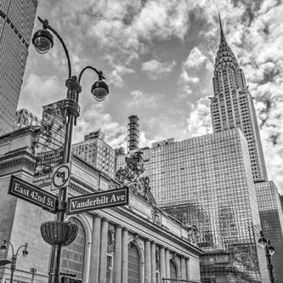 New York city scape with Chrysler Building Poster Print by  Assaf Frank - Item # VARPDXAF20160116210XC02