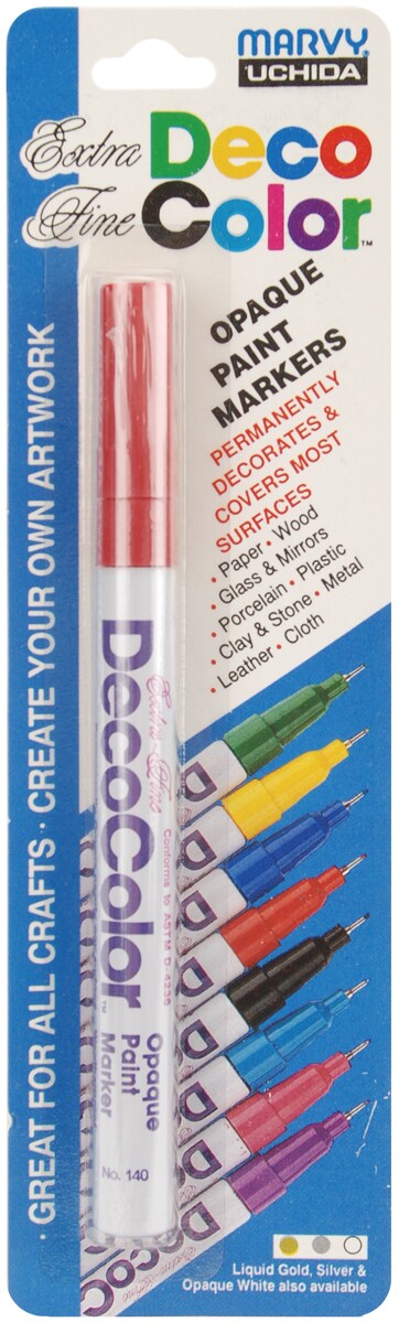 Uchida DecoColor Extra Fine Brilliant Opaque Paint Marker-Red