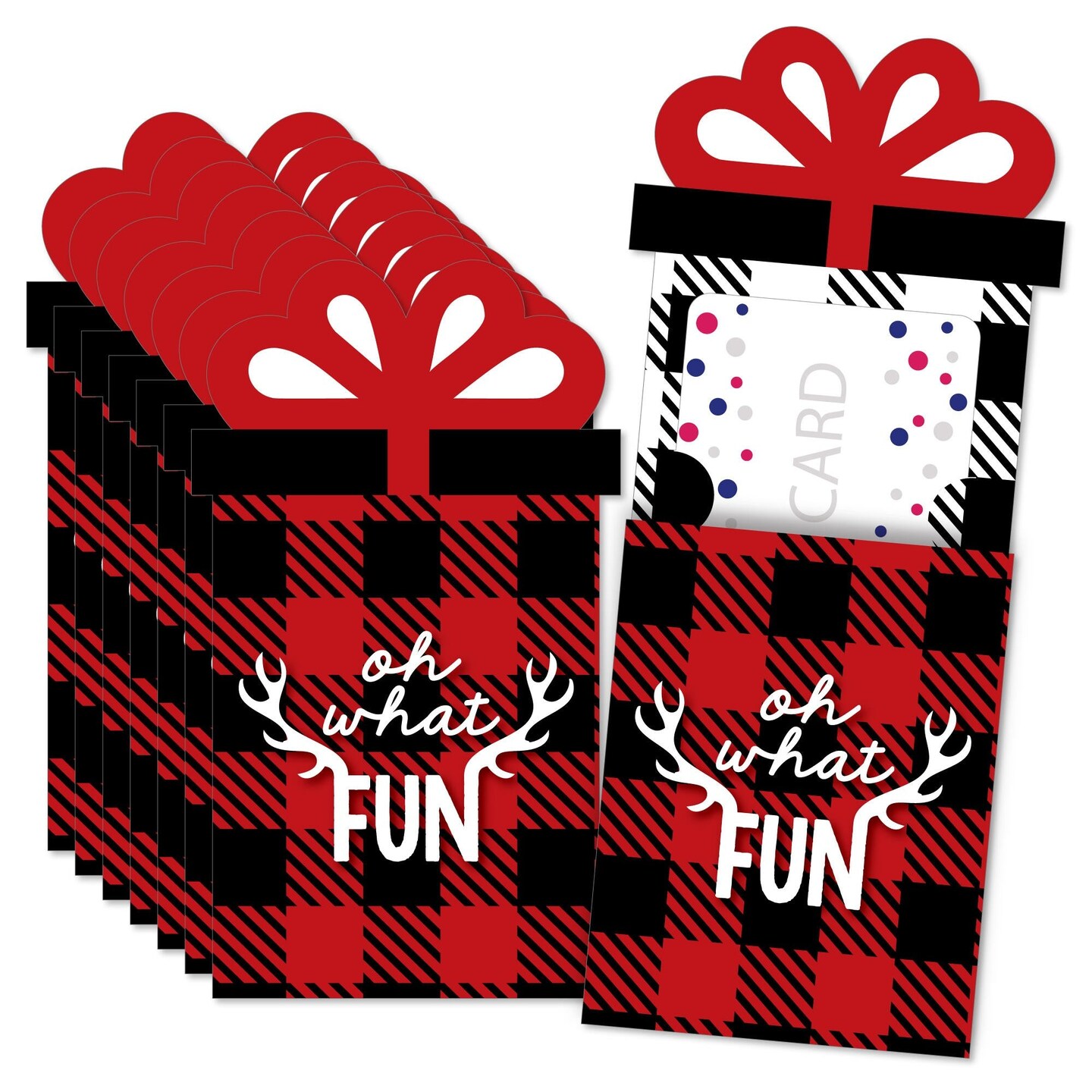 Big Dot of Happiness Prancing Plaid - Reindeer Holiday and Christmas Party Money and Gift Card Sleeves - Nifty Gifty Card Holders - 8 Ct, Color: Red, Count: 8, Model: BD7020ng | Michaels Big Dot of Happiness Prancing Plaid - Reindeer Holiday and Christmas Party Money and Gift Card Sleeves - Nifty Gifty Card Holders - 8 Ct, Color: Red, Count: 8, Model: BD7020ng | Michaels