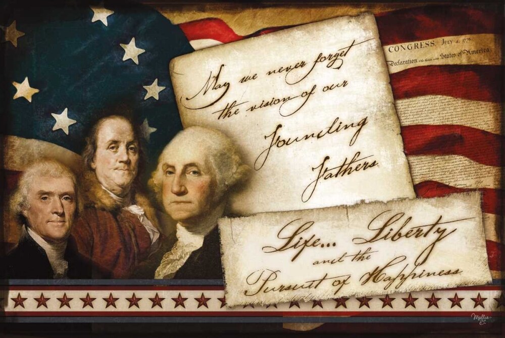 Founding Fathers Poster Print by Mollie B.  Mollie B.  - Item # VARPDXMOL301