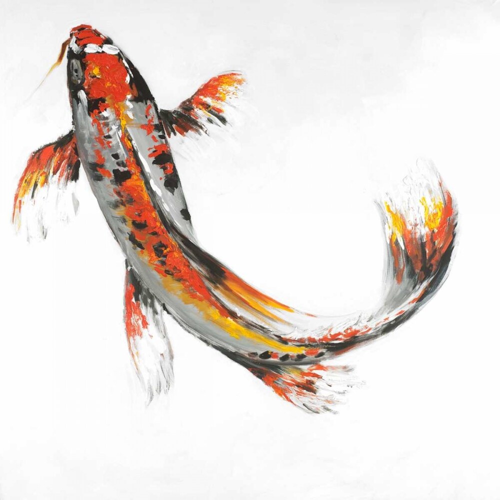 Butterfly Koi Fish Poster Print by Atelier B Art Studio Item