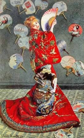 La Japonaise 1876 Poster Print by Claude Monet - Item # VARPDX373796
