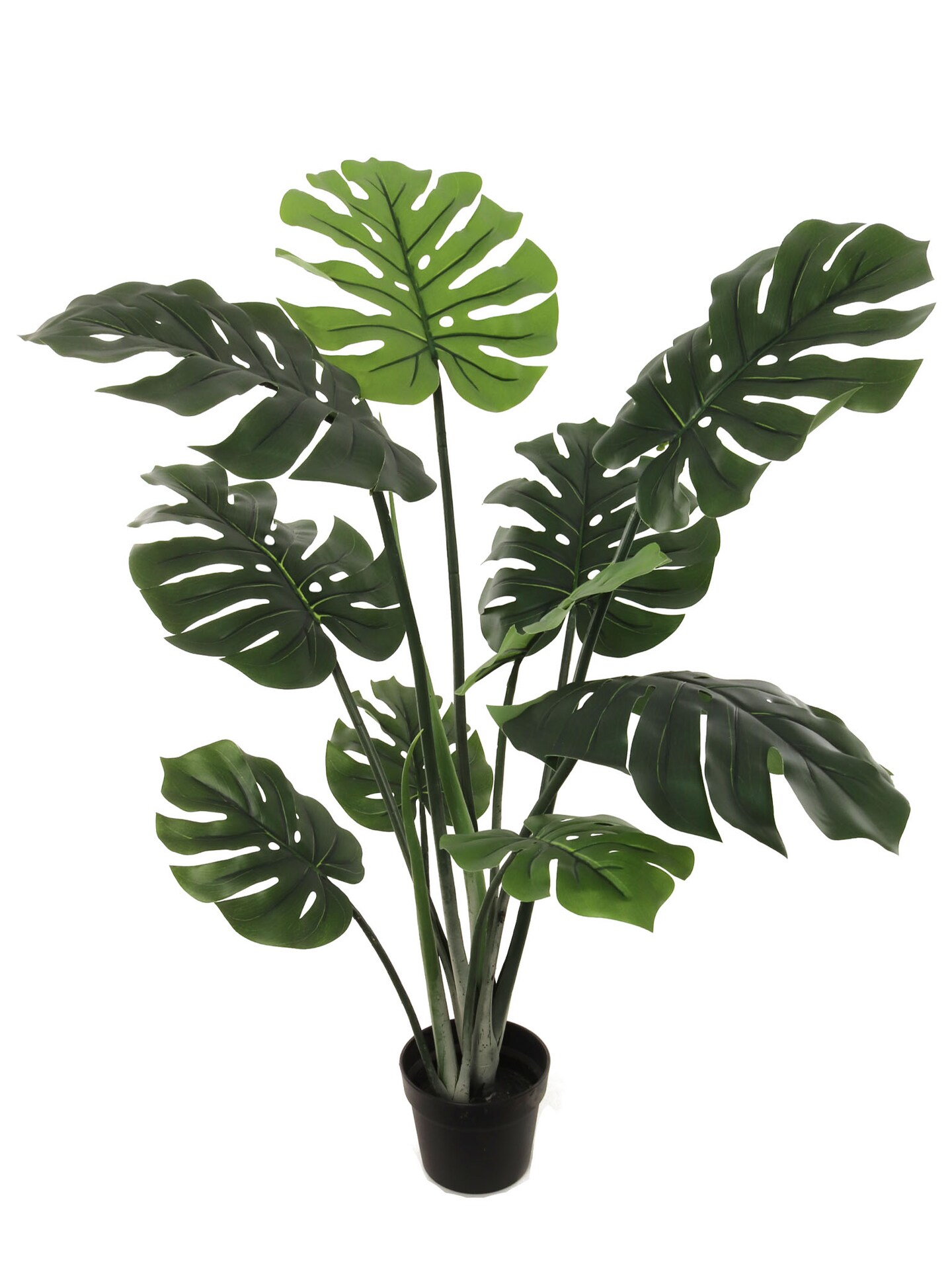 40-Inch Split Leaf Philodendron Plant in Contemporary Pot | Lifelike Artificial Foliage for Home and Office D&#xE9;cor | Low Maintenance Indoor Plant | Floral Home by Artificial Flowers