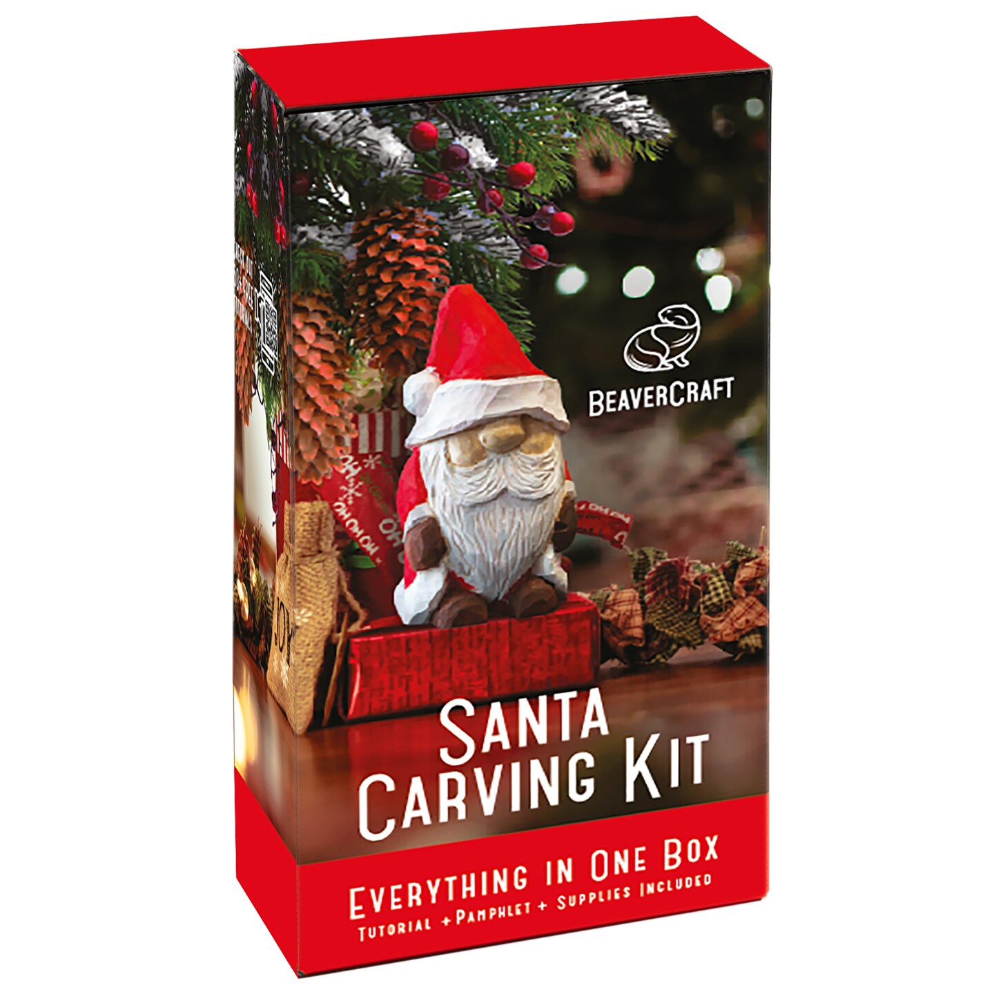 BeaverCraft DIY06 Santa Whittling Kit &#x2013; Wood Carving Kit for Beginners &#x2013; Wood Carving Tools Set, DIY Crafts for Adults &#x2013; Woodworking Kits for Kids&#x26;Teens &#x2013; Hobby Kits for Adults, Woodworking Gifts