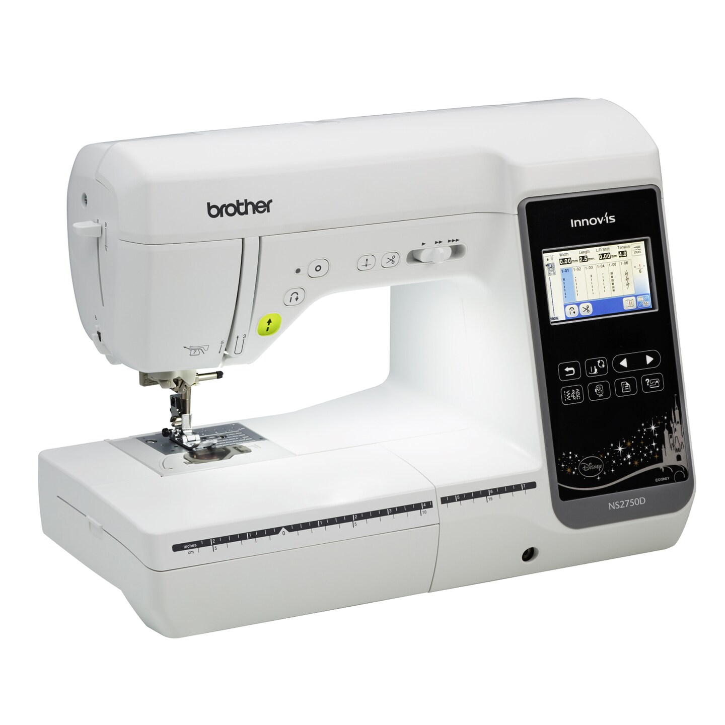 Brother NS2750D 5&#x22; x 7&#x22; Computerized Sewing &#x26; Embroidery Machine with Disney Designs