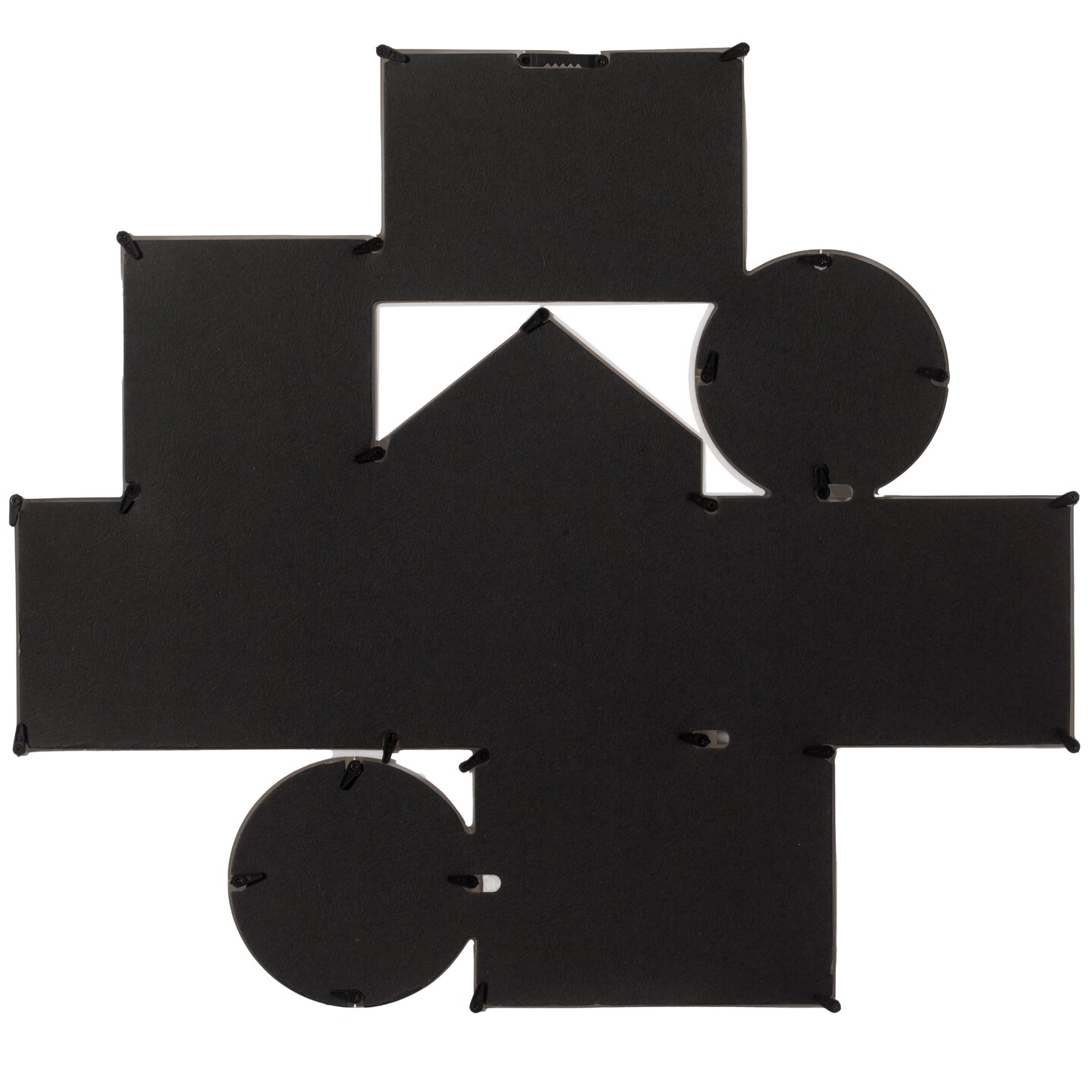 Decorative Modern Wall Mounted Multi Photo Frame Collage Picture Holder for 8 Pictures Multiple Sized, White