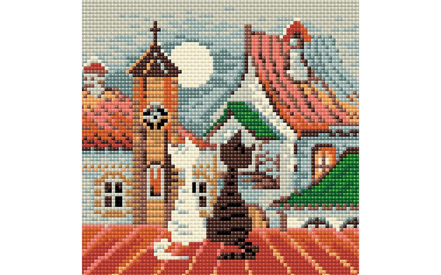 Riolis Diamond Mosaic Kit 7.75x7.75&#x22; Cats Spring
