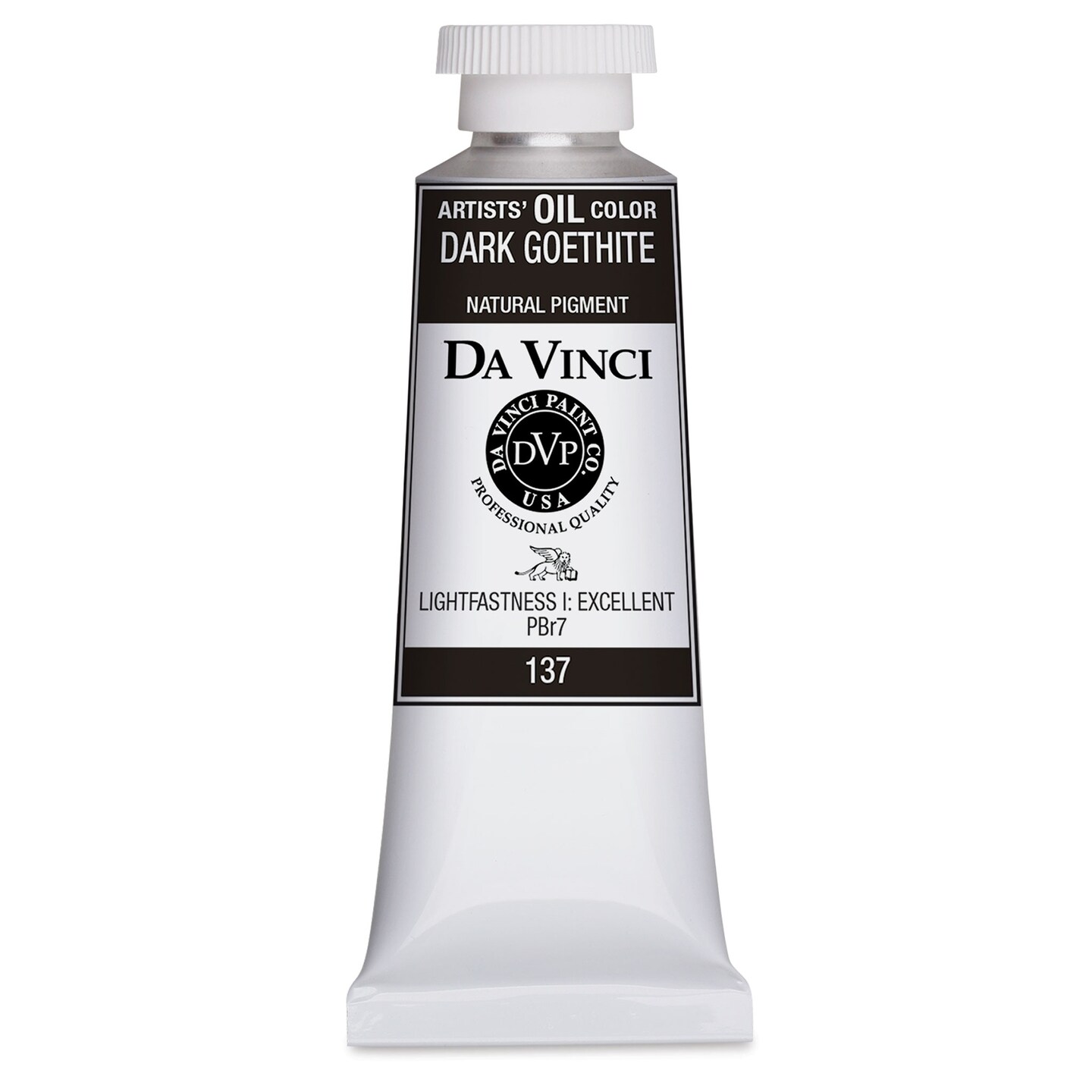 Da Vinci Artists&#x27; Oil Color - Dark Goethite, 37 ml Tube