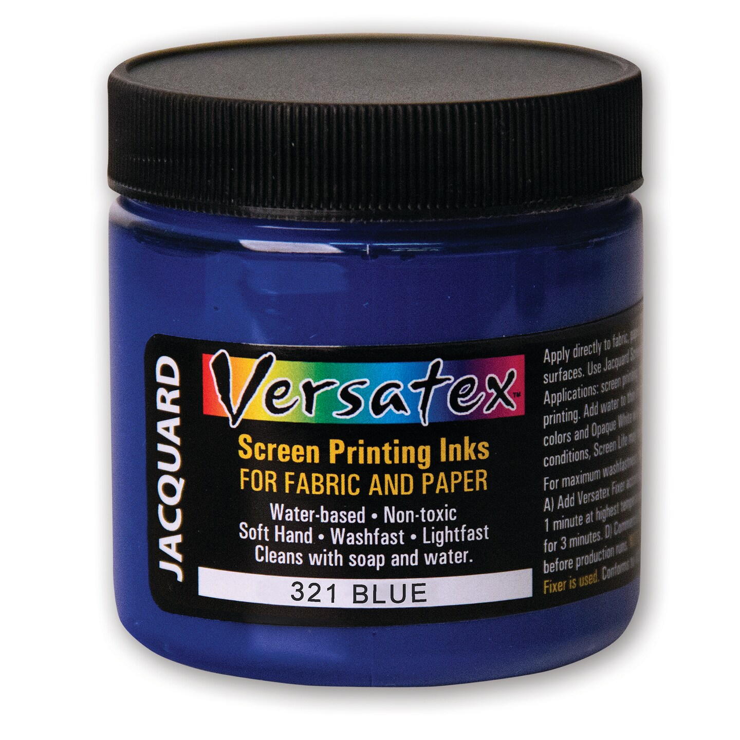 Jacquard Versatex Screen Printing Ink, 4 oz., Blue