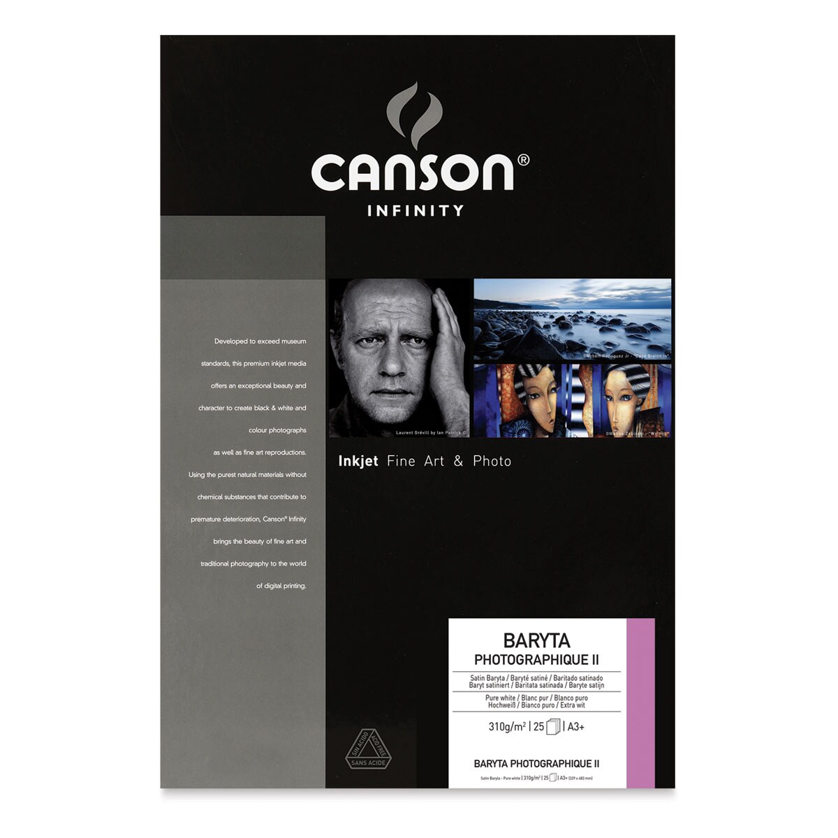 Canson Infinity Baryta Photographique II Inkjet Paper - 13&#x22; x 19&#x22;, 25 Sheets