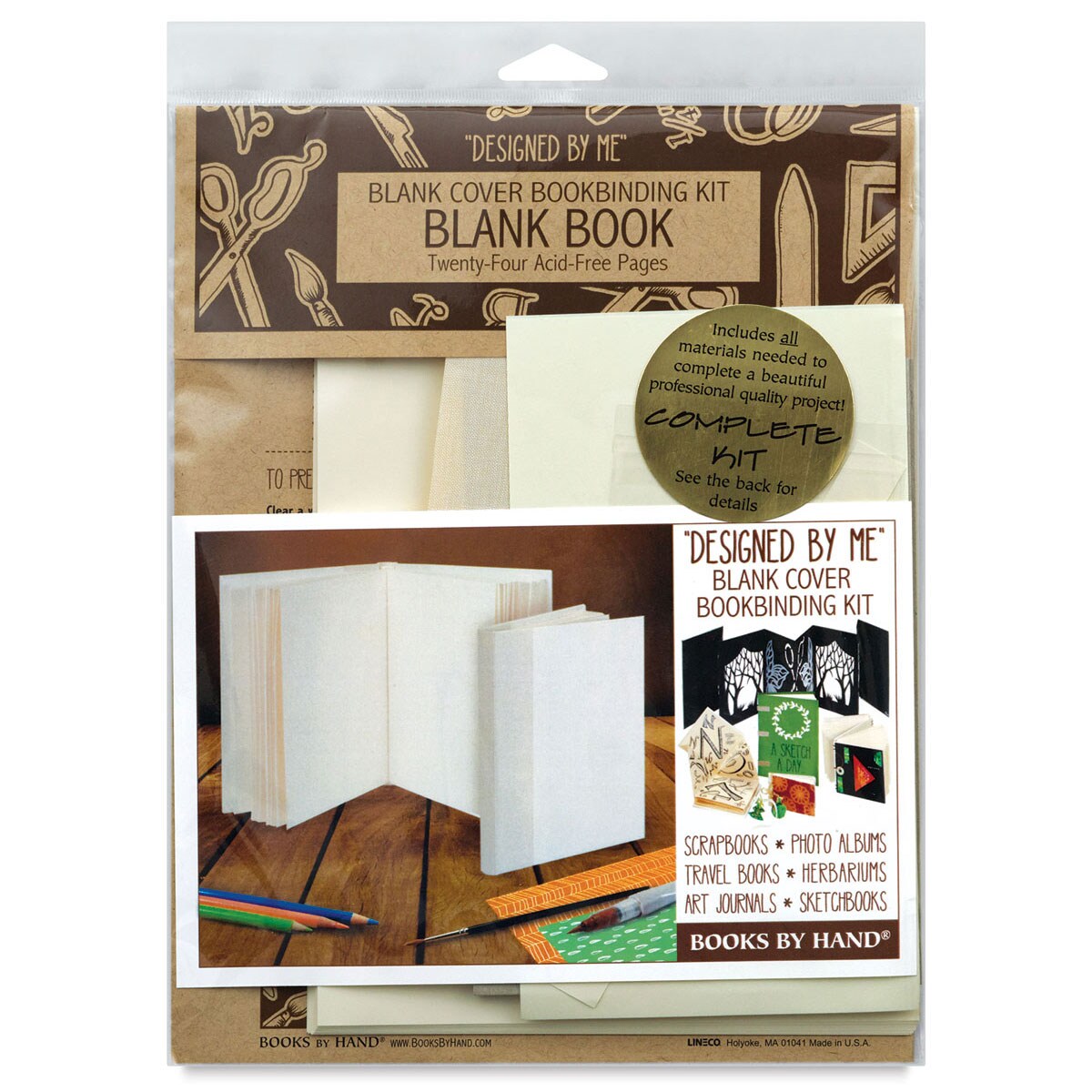Books by Hand &#x22;Designed by Me&#x22; Blank Cover - Classic Codex Style Book Kit
