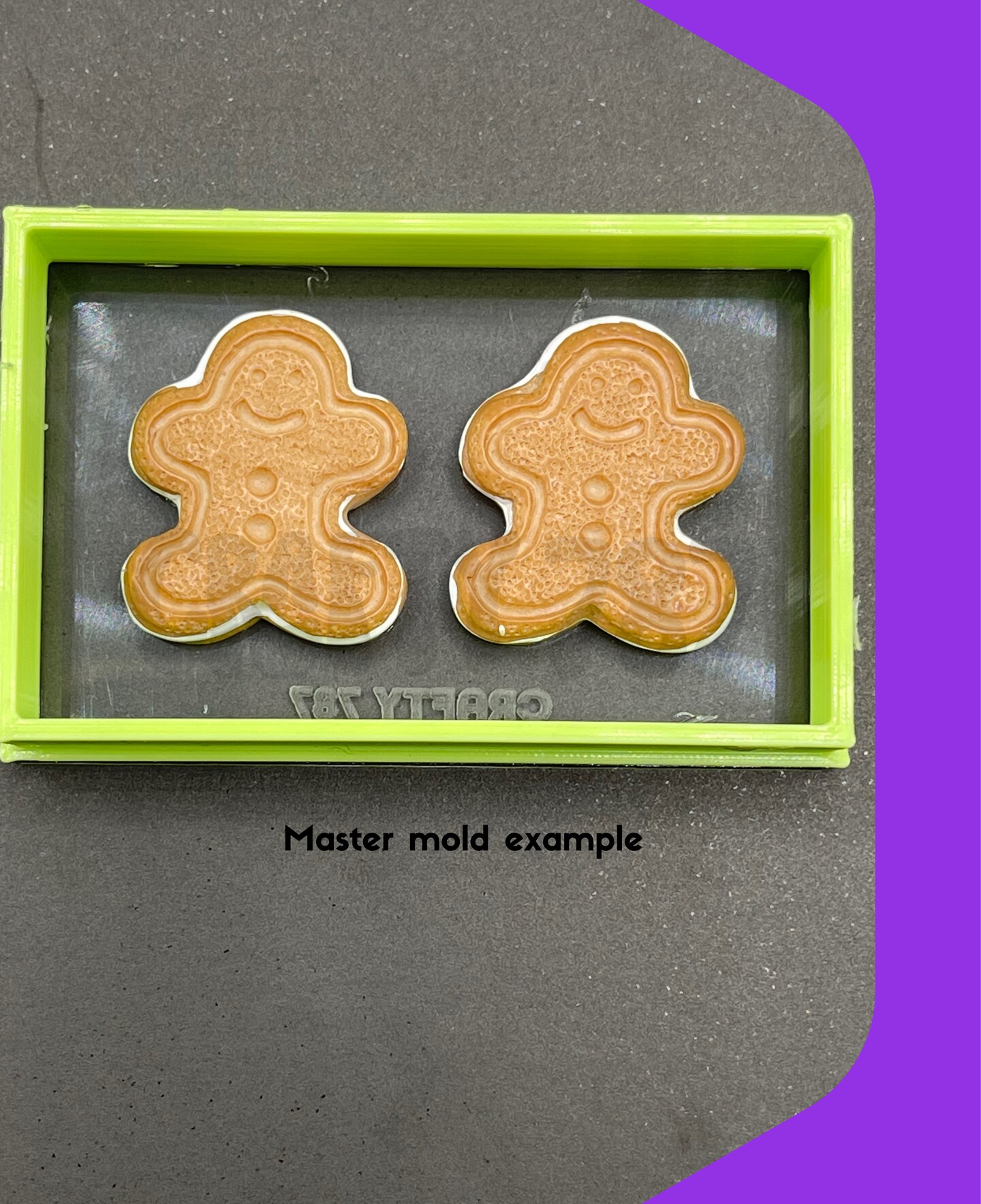 Gingerbread Cookie Silicone Mold, Resin Mold (B13)