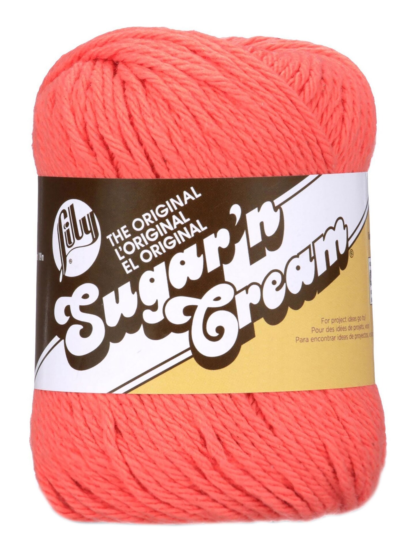 Lily Sugar'n Cream Yarn - Solids-Tangerine | Michaels