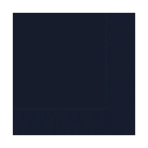 True Navy Beverage Napkins