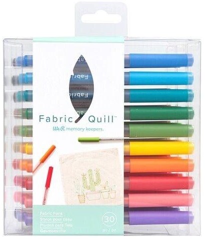 American Crafts TOOL - WR -FABRIC PENS FINE TIP FABRIC QUILL REFILLS 661173