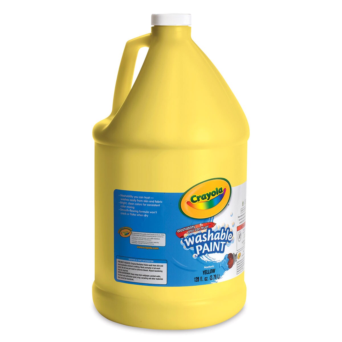 Crayola Washable Paint - Yellow, Gallon