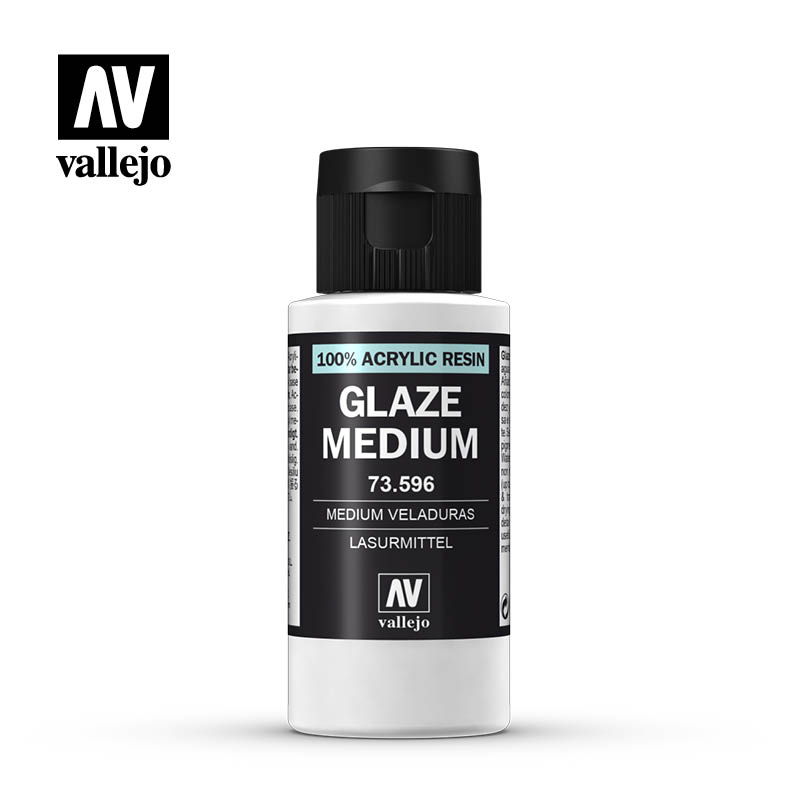 Vallejo Medium Veladuras Clear 60 Ml - Versatile Acrylic Medium For