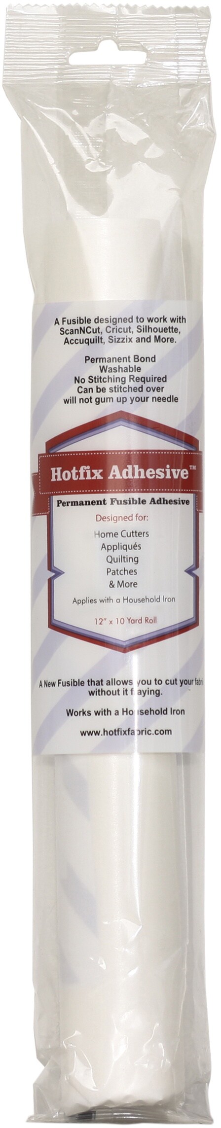 Hotfix Permanent Fusible Adhesive Sheets 10yds-12" Roll