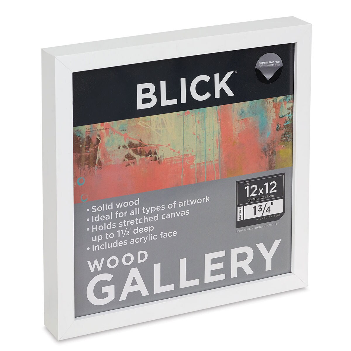 Blick Wood Gallery Frame - White, 12