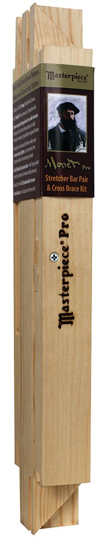 Masterpiece Monet Pro Stretcher Bar Pair & Cross Brace Kit, 1-1/2" Profile, 10"