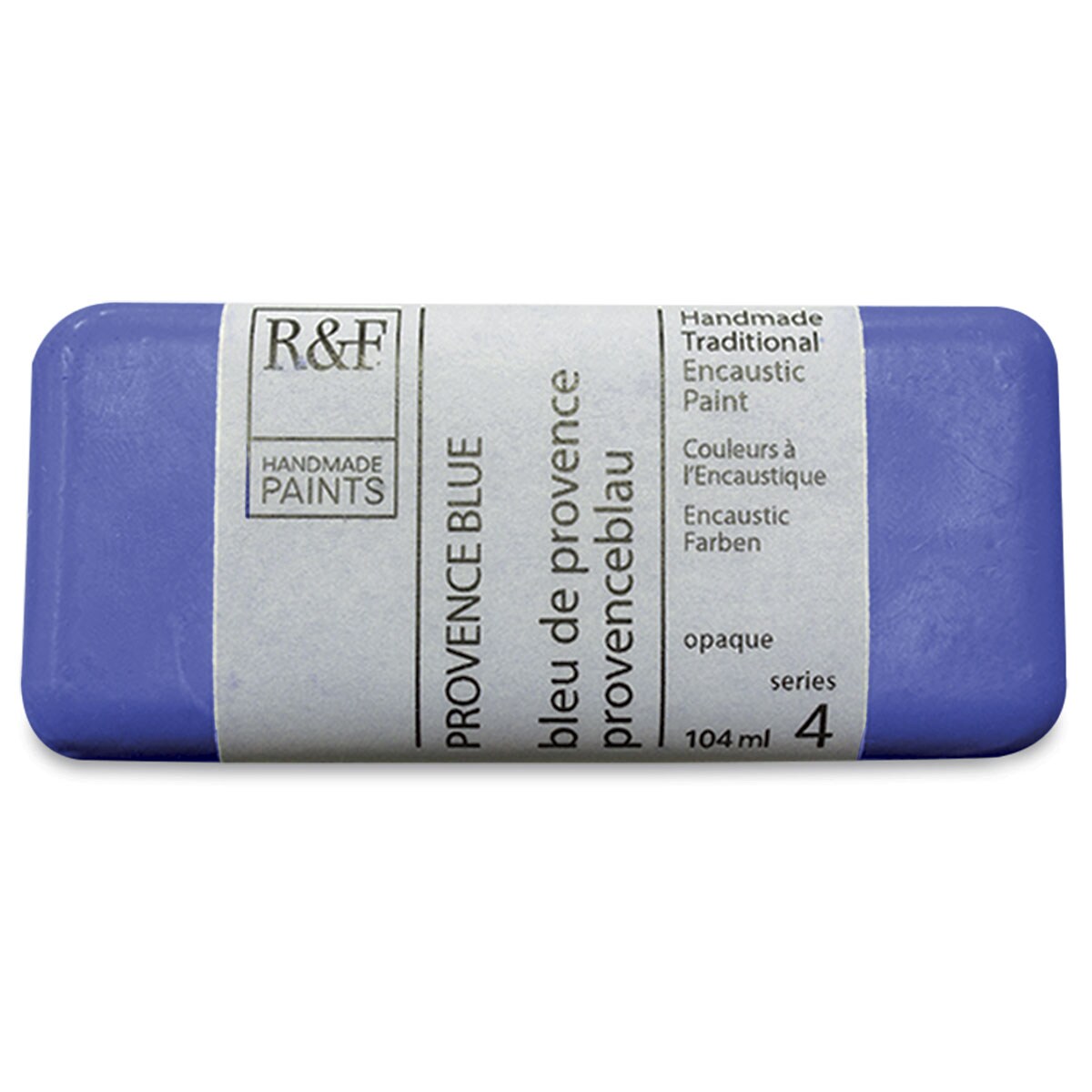 R&#x26;F Encaustic Paint Block - Provence Blue, 104 ml, Block