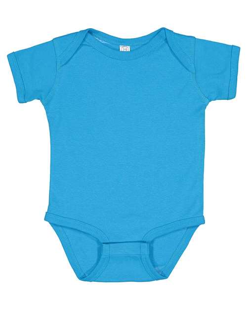 Rabbit Skins&#xAE; Infant Baby Rib Bodysuit Soft Cotton One Piece for Comfort and Durability