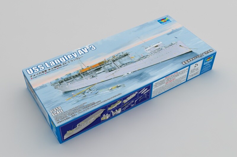 Trumpeter 1/350 USS Langley AV-3 Plastic Model | Michaels