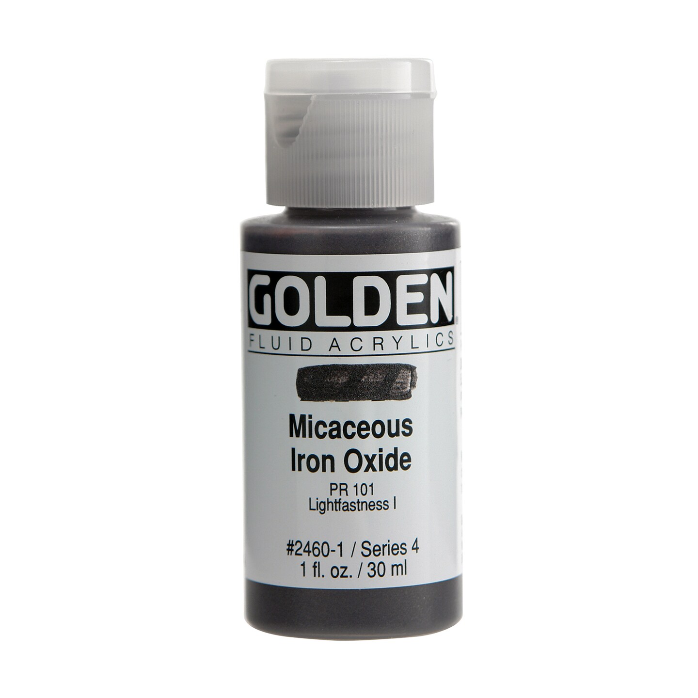 Golden Iridescent Fluid Acrylic, 1 Oz., Iridescent Micaceous Iron Oxide