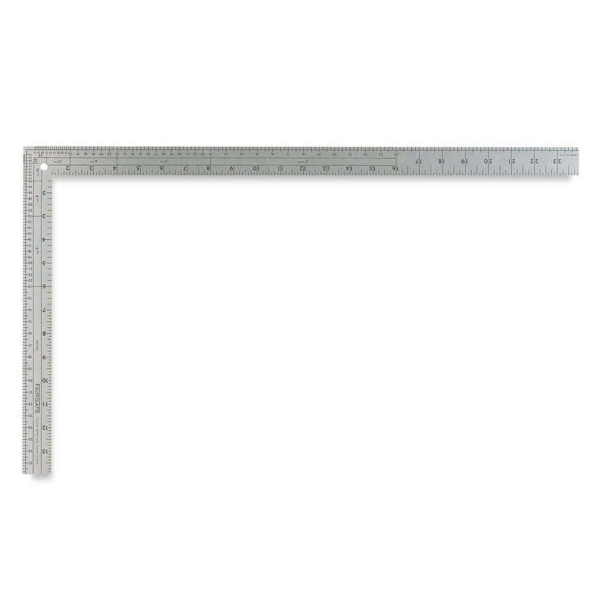Fairgate Designer L-Square - Aluminum, English, 24&#x22; x 14&#x22;