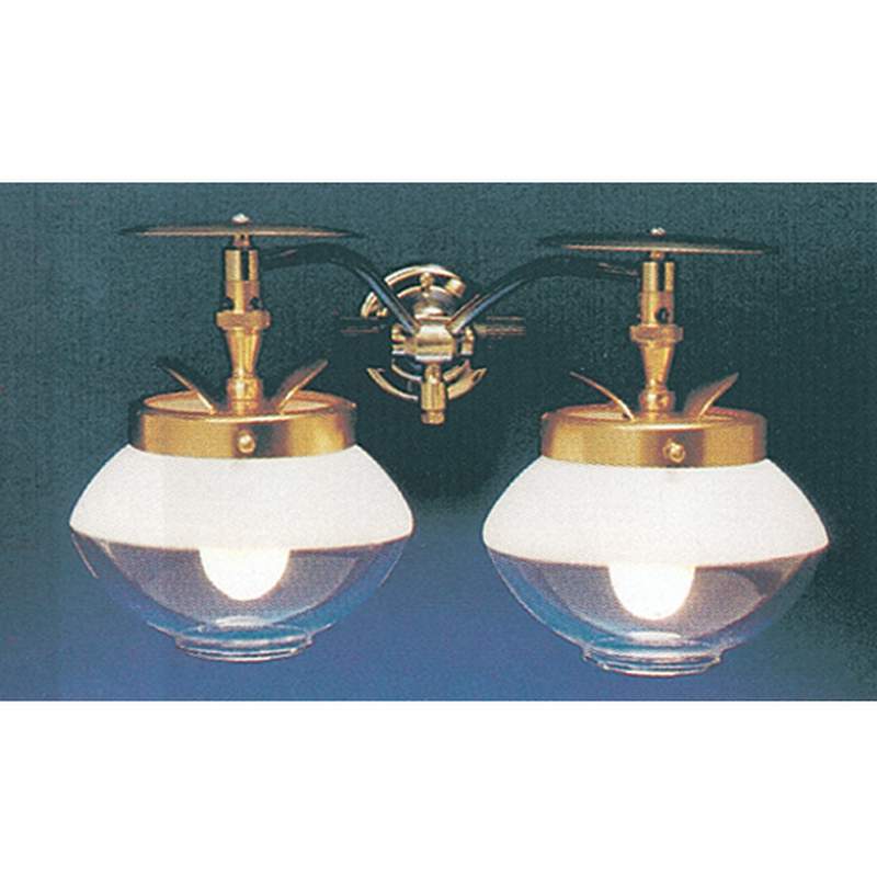 Galaxy Gas Products 2705LP Falks Twin Wall Mounted LP Gas Lights