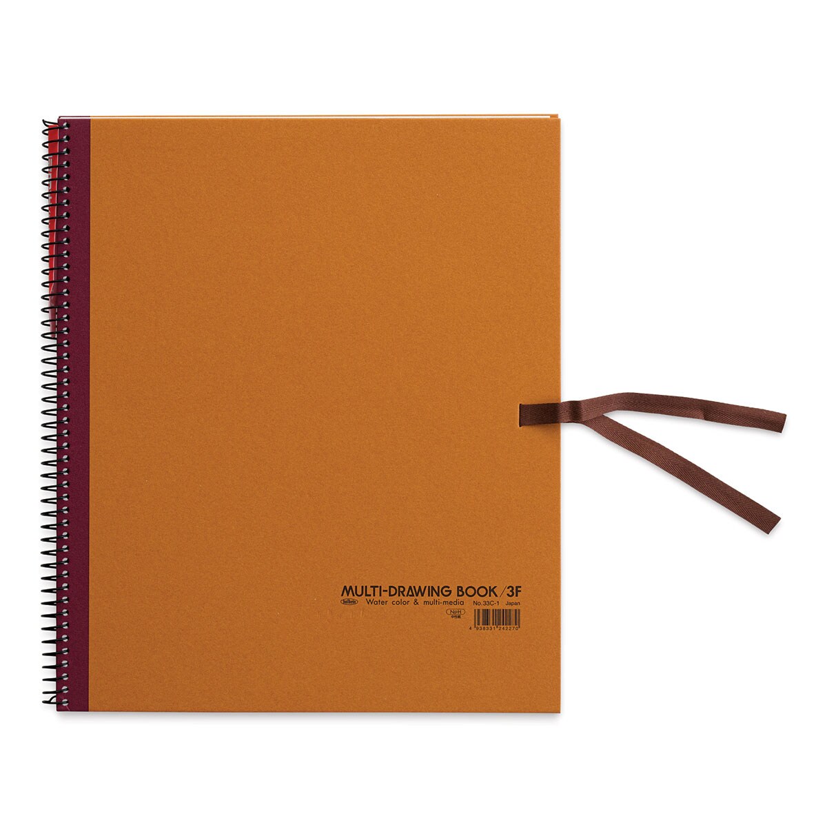 Holbein Multimedia Book - 10-5/8&#x22; x 8-5/9&#x22;, Brown