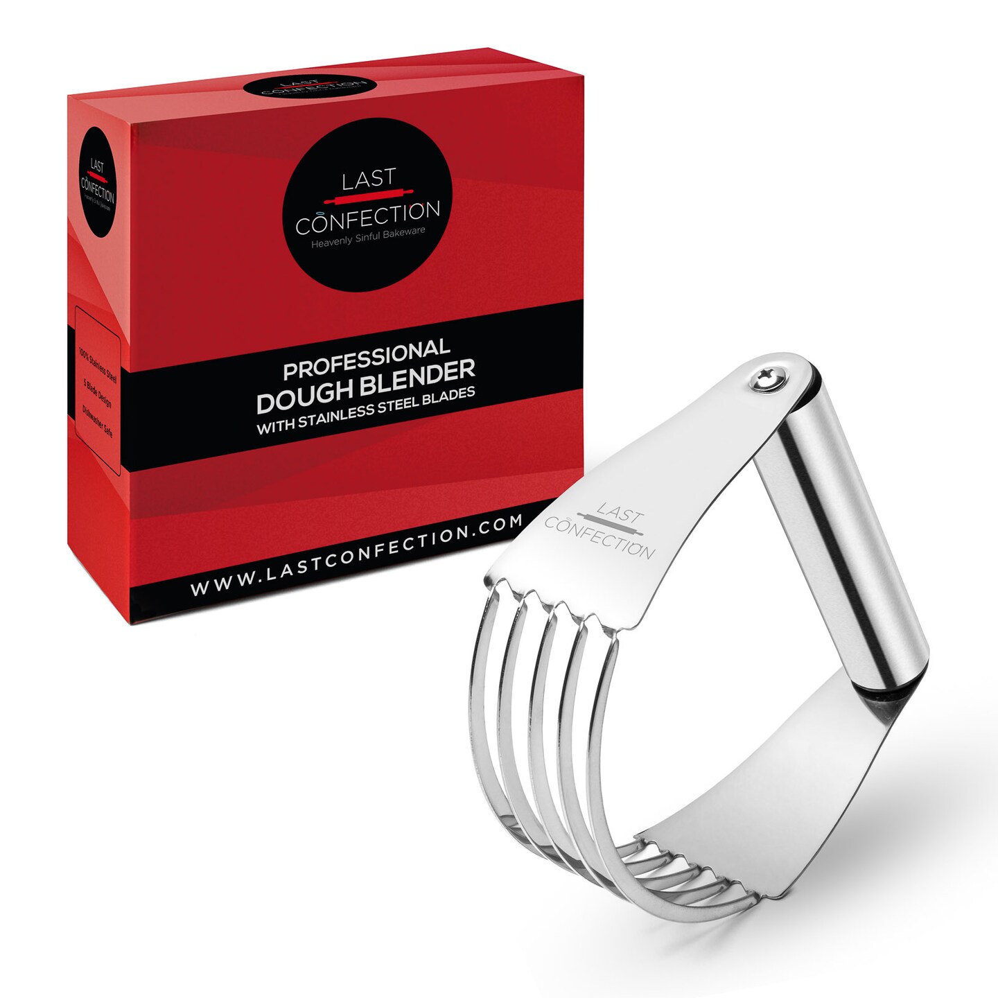 Last Confection Dough Blender, Professional Stainless Steel Pastry Cutter